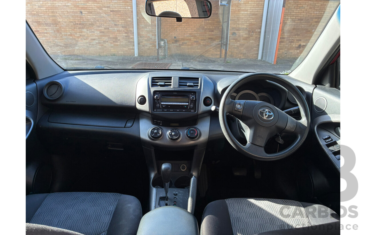 03/2010 Toyota Rav4 CV (4x4) ACA33R 4d Wagon Red 2.4L