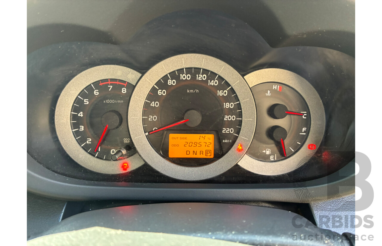 03/2010 Toyota Rav4 CV (4x4) ACA33R 4d Wagon Red 2.4L