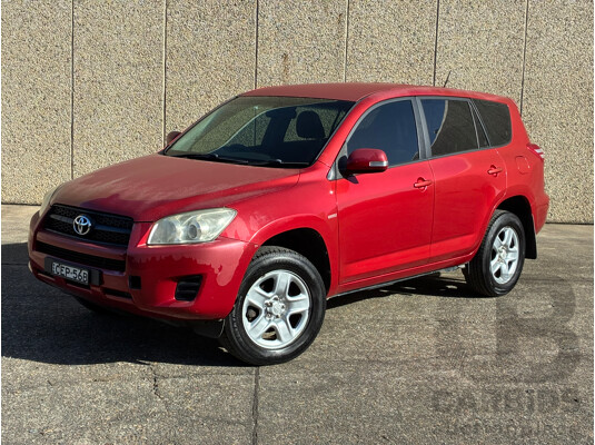 03/2010 Toyota Rav4 CV (4x4) ACA33R 4d Wagon Red 2.4L
