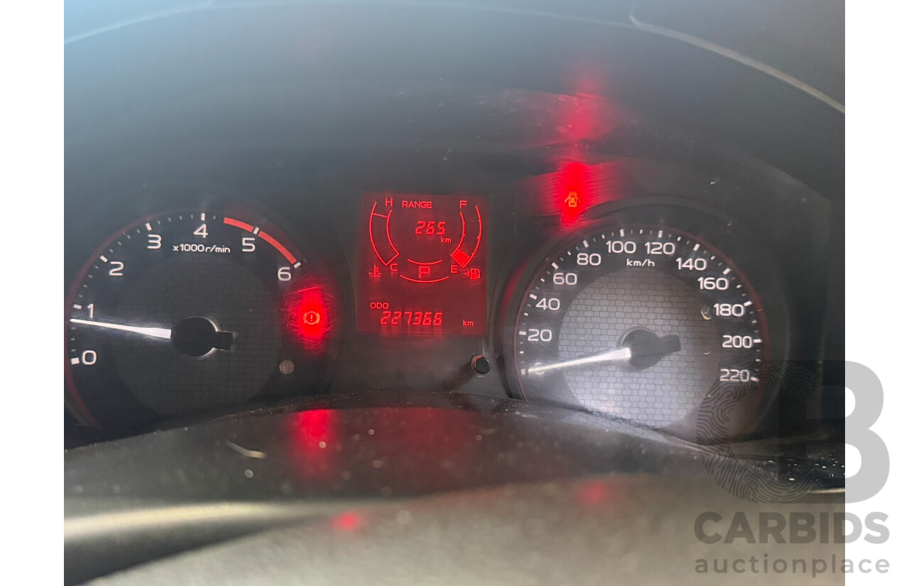 11/2017 Isuzu D-Max SX (4x4) TF MY17 Crew C/Chas White Turbo Diesel 3.0L