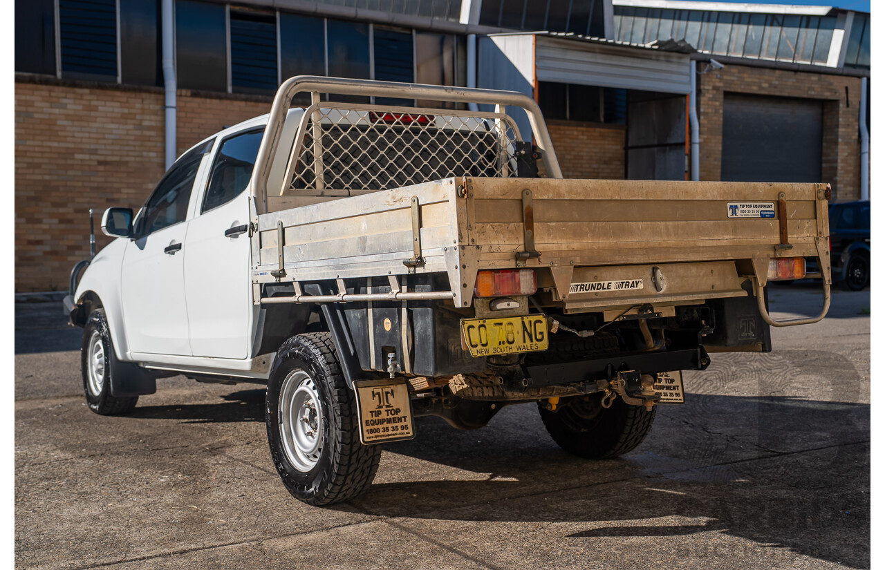 11/2017 Isuzu D-Max SX (4x4) TF MY17 Crew C/Chas White Turbo Diesel 3.0L