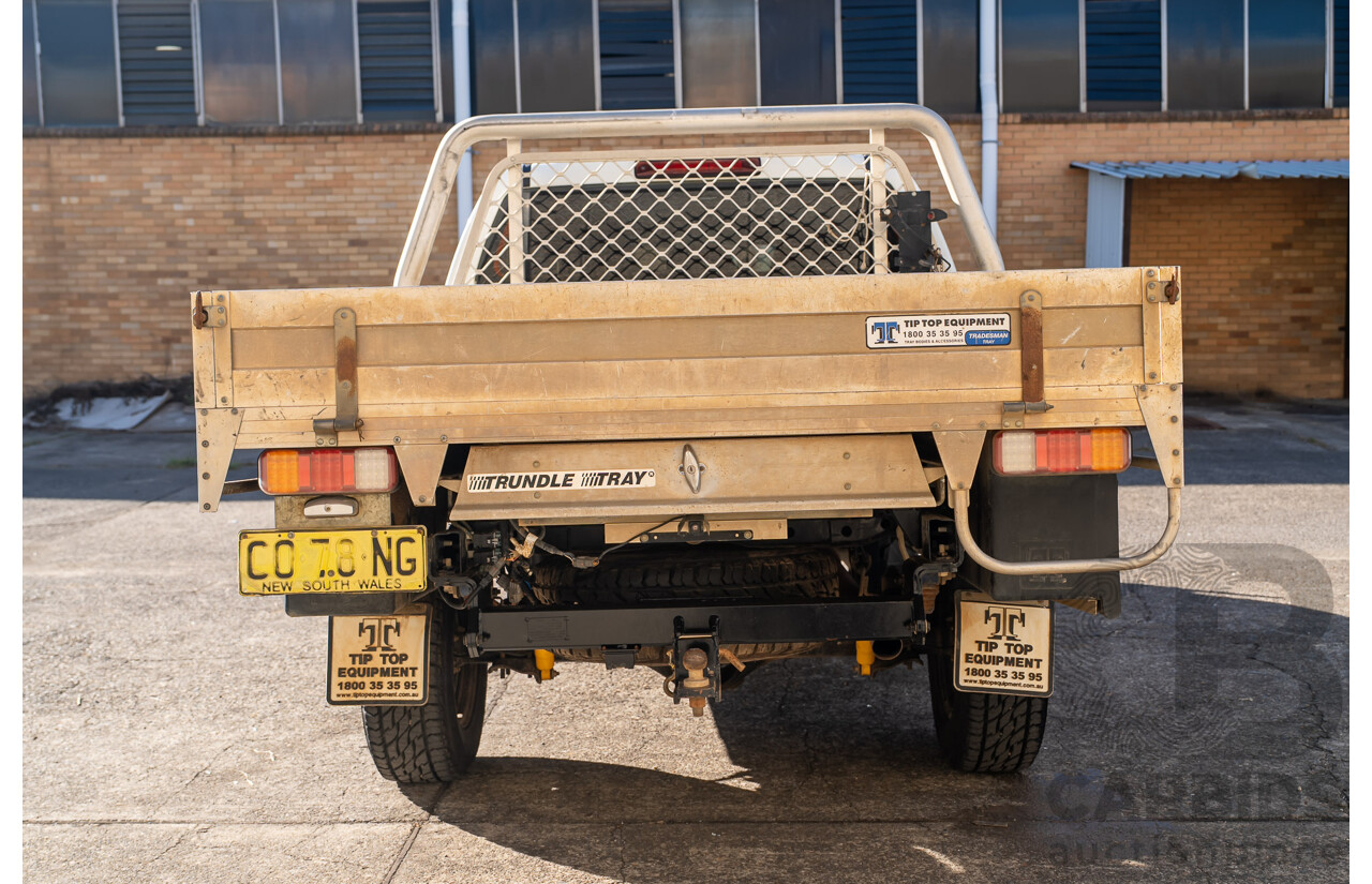 11/2017 Isuzu D-Max SX (4x4) TF MY17 Crew C/Chas White Turbo Diesel 3.0L