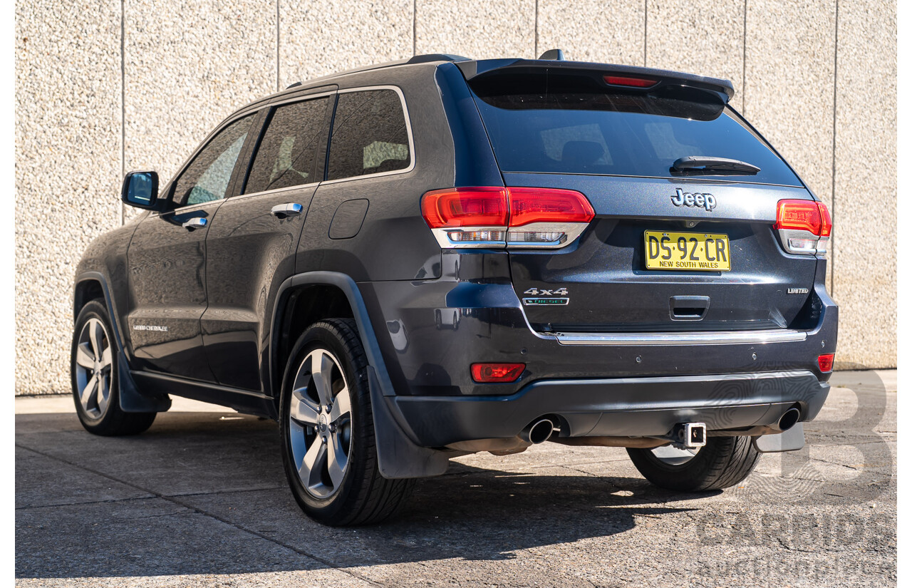 04/2016 Jeep Grand Cherokee LIMITED (4x4) WK MY15 4d Wagon Grey Turbo Diesel 3.0L