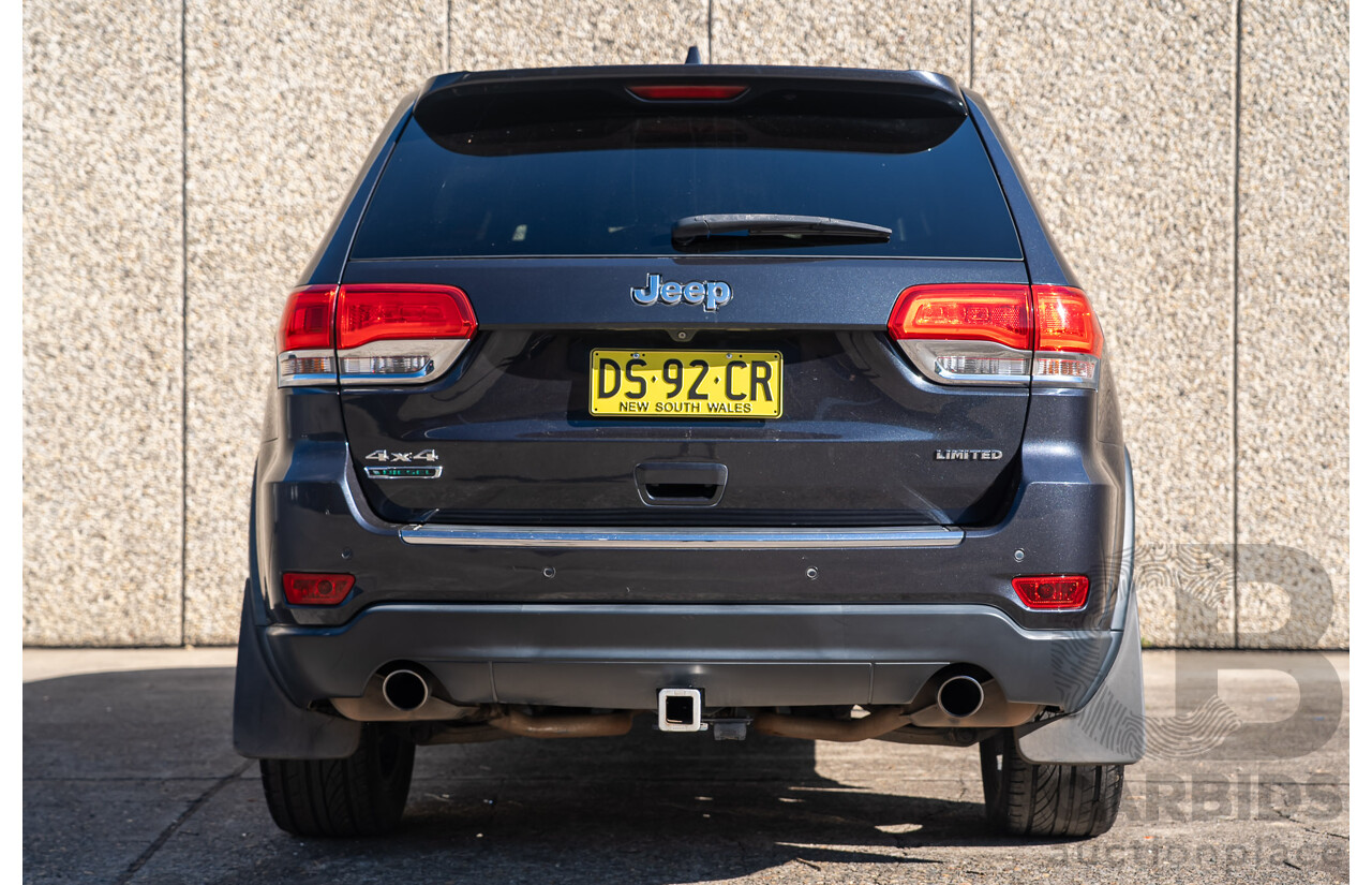 04/2016 Jeep Grand Cherokee LIMITED (4x4) WK MY15 4d Wagon Grey Turbo Diesel 3.0L