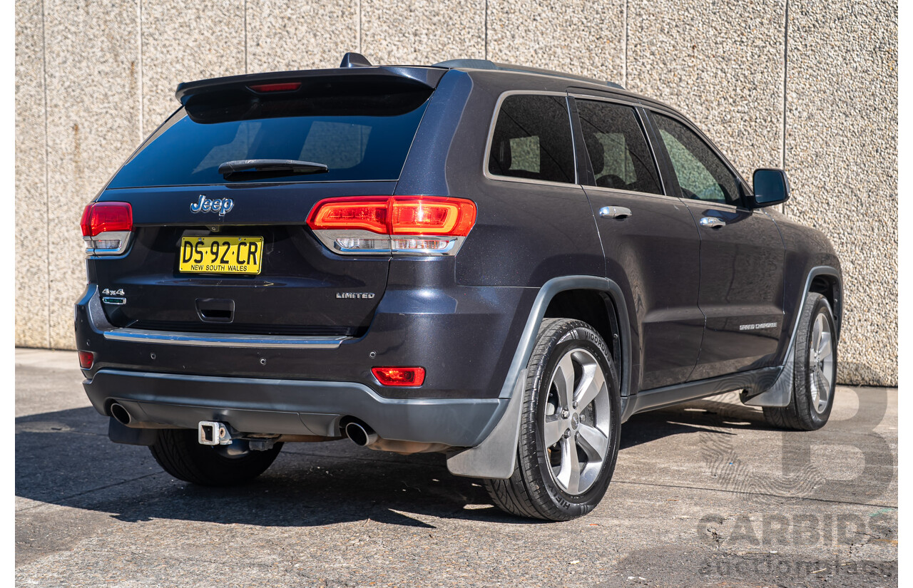 04/2016 Jeep Grand Cherokee LIMITED (4x4) WK MY15 4d Wagon Grey Turbo Diesel 3.0L