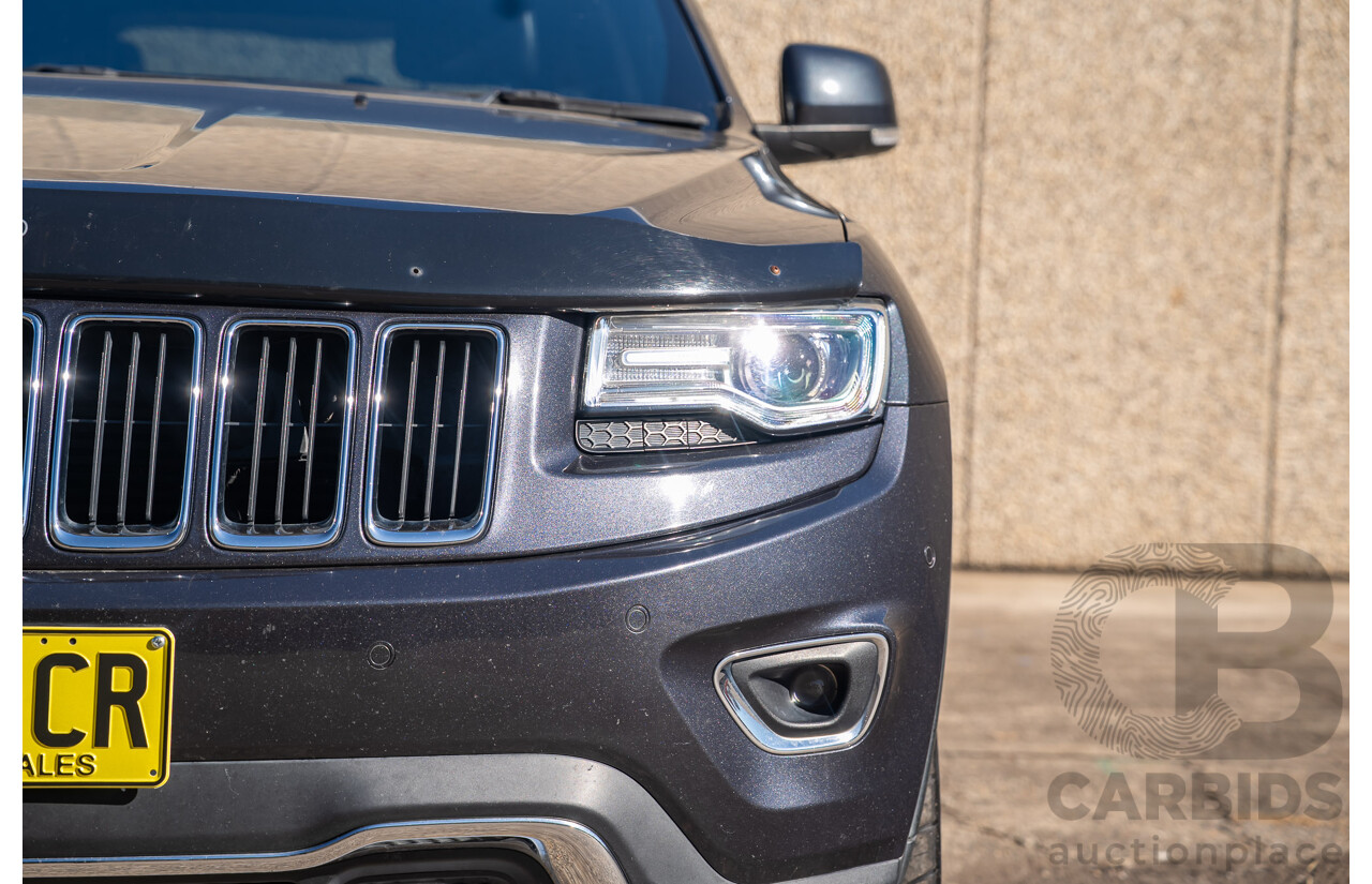 04/2016 Jeep Grand Cherokee LIMITED (4x4) WK MY15 4d Wagon Grey Turbo Diesel 3.0L