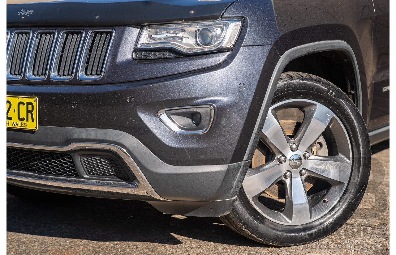 04/2016 Jeep Grand Cherokee LIMITED (4x4) WK MY15 4d Wagon Grey Turbo Diesel 3.0L
