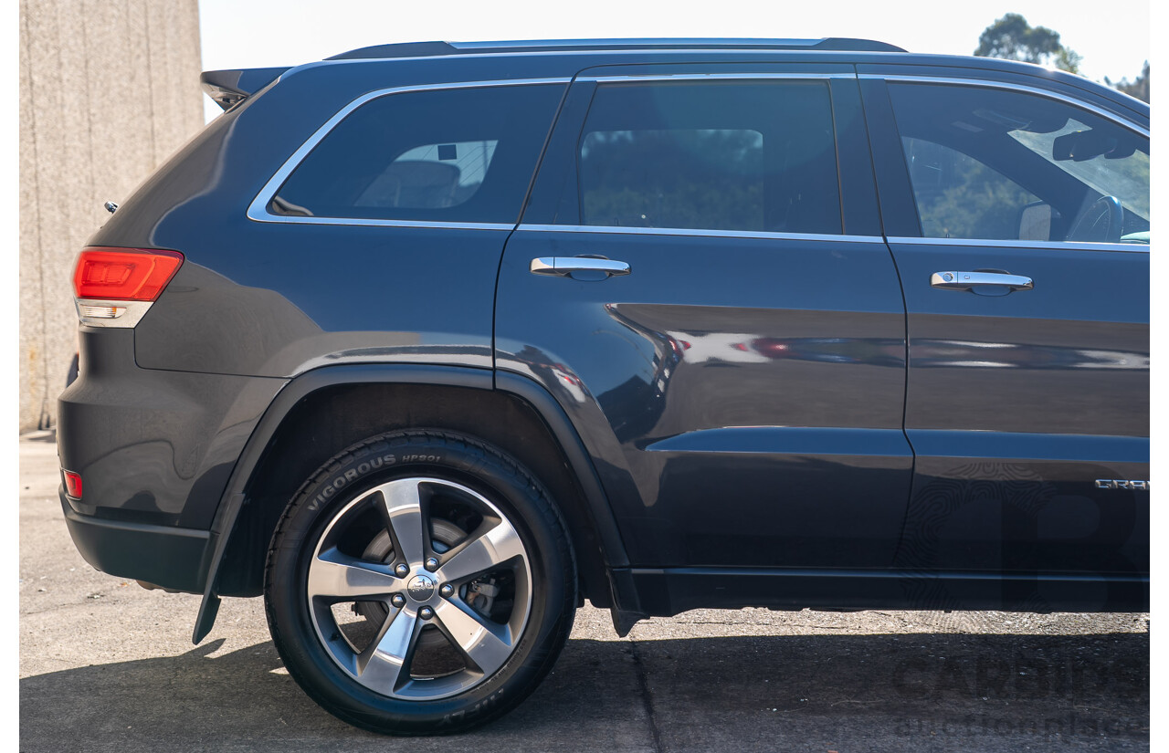 04/2016 Jeep Grand Cherokee LIMITED (4x4) WK MY15 4d Wagon Grey Turbo Diesel 3.0L