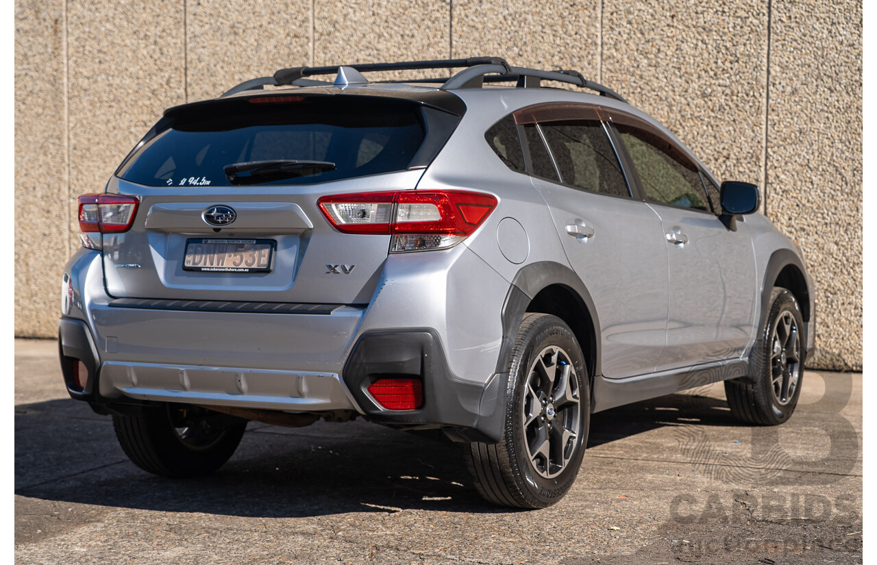 06/2017 Subaru XV 2.0i Premium (AWD) MY18 4d Wagon Silver 2.0L