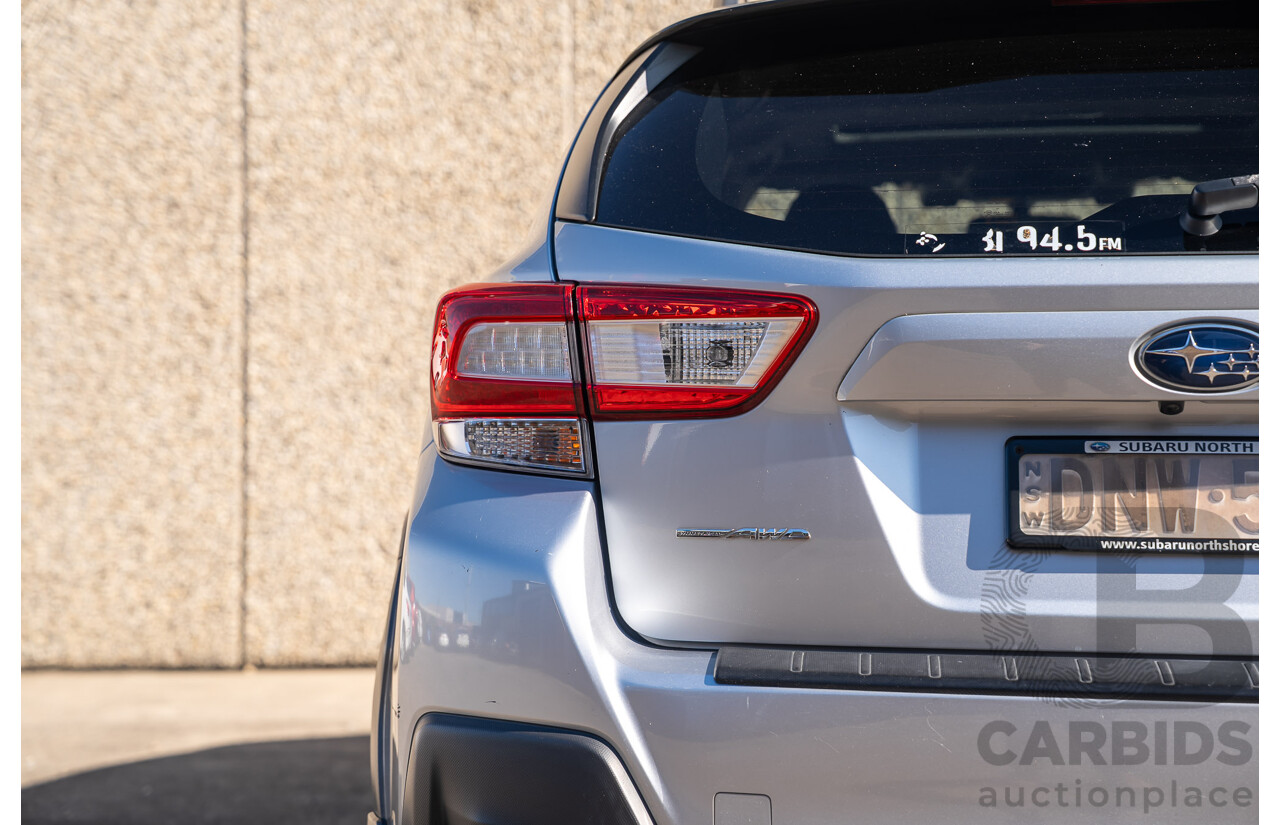 06/2017 Subaru XV 2.0i Premium (AWD) MY18 4d Wagon Silver 2.0L