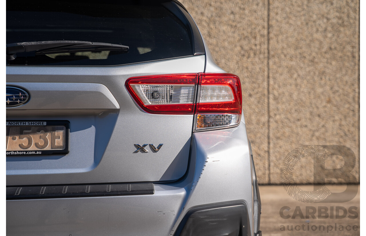06/2017 Subaru XV 2.0i Premium (AWD) MY18 4d Wagon Silver 2.0L
