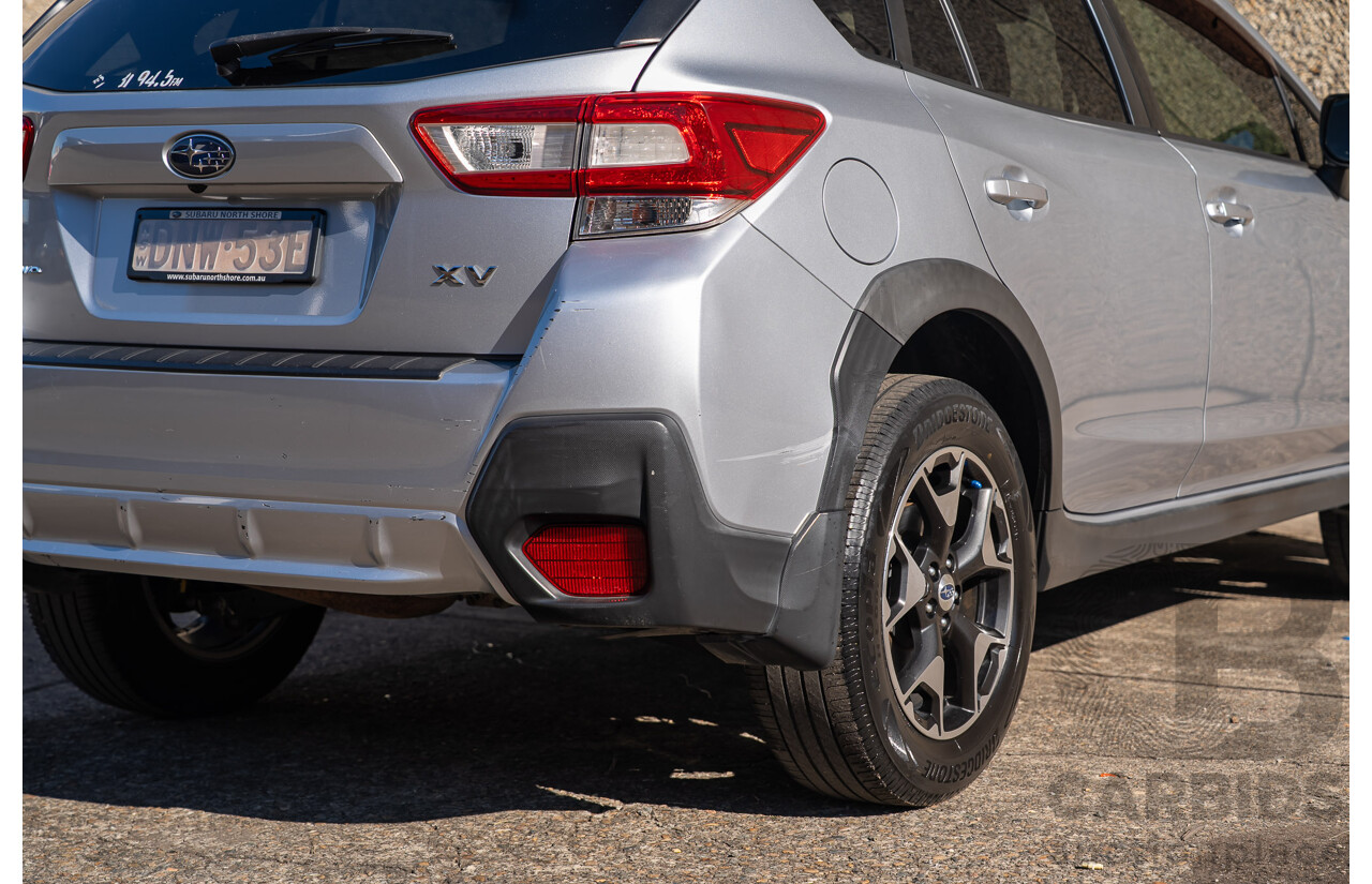 06/2017 Subaru XV 2.0i Premium (AWD) MY18 4d Wagon Silver 2.0L