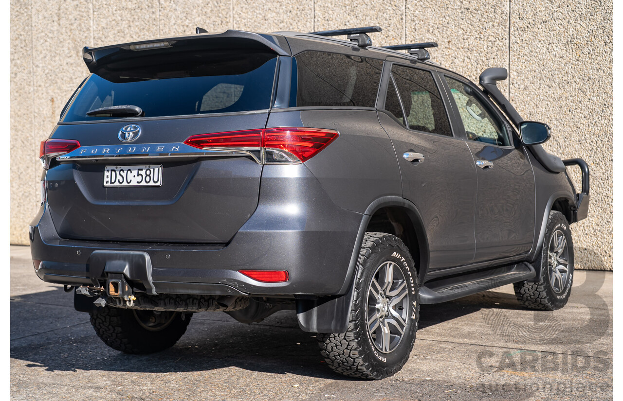 08/2017 Toyota Fortuner GXL AWD GUN156R 4D Wagon Magnetic Gray Turbo Diesel 2.8L