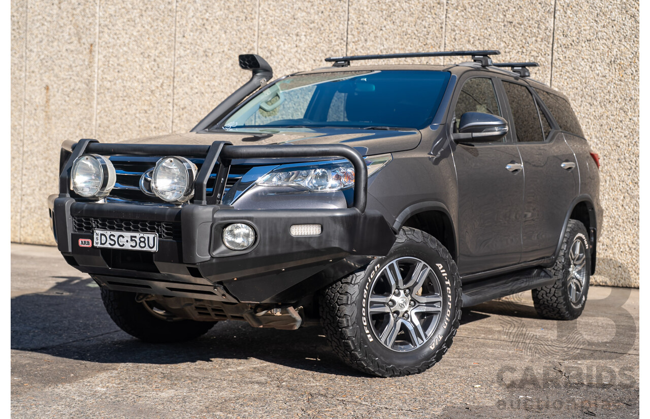 08/2017 Toyota Fortuner GXL AWD GUN156R 4D Wagon Magnetic Gray Turbo Diesel 2.8L