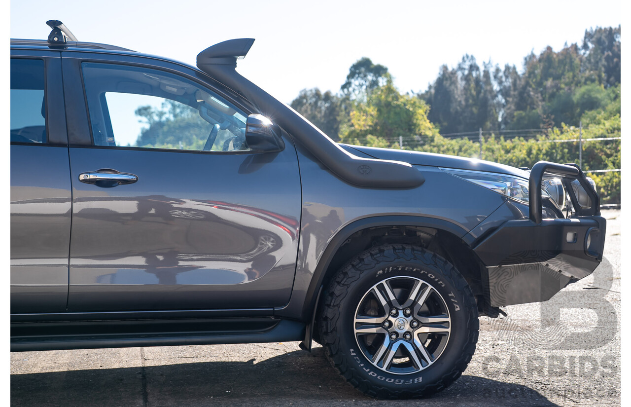 08/2017 Toyota Fortuner GXL AWD GUN156R 4D Wagon Magnetic Gray Turbo Diesel 2.8L