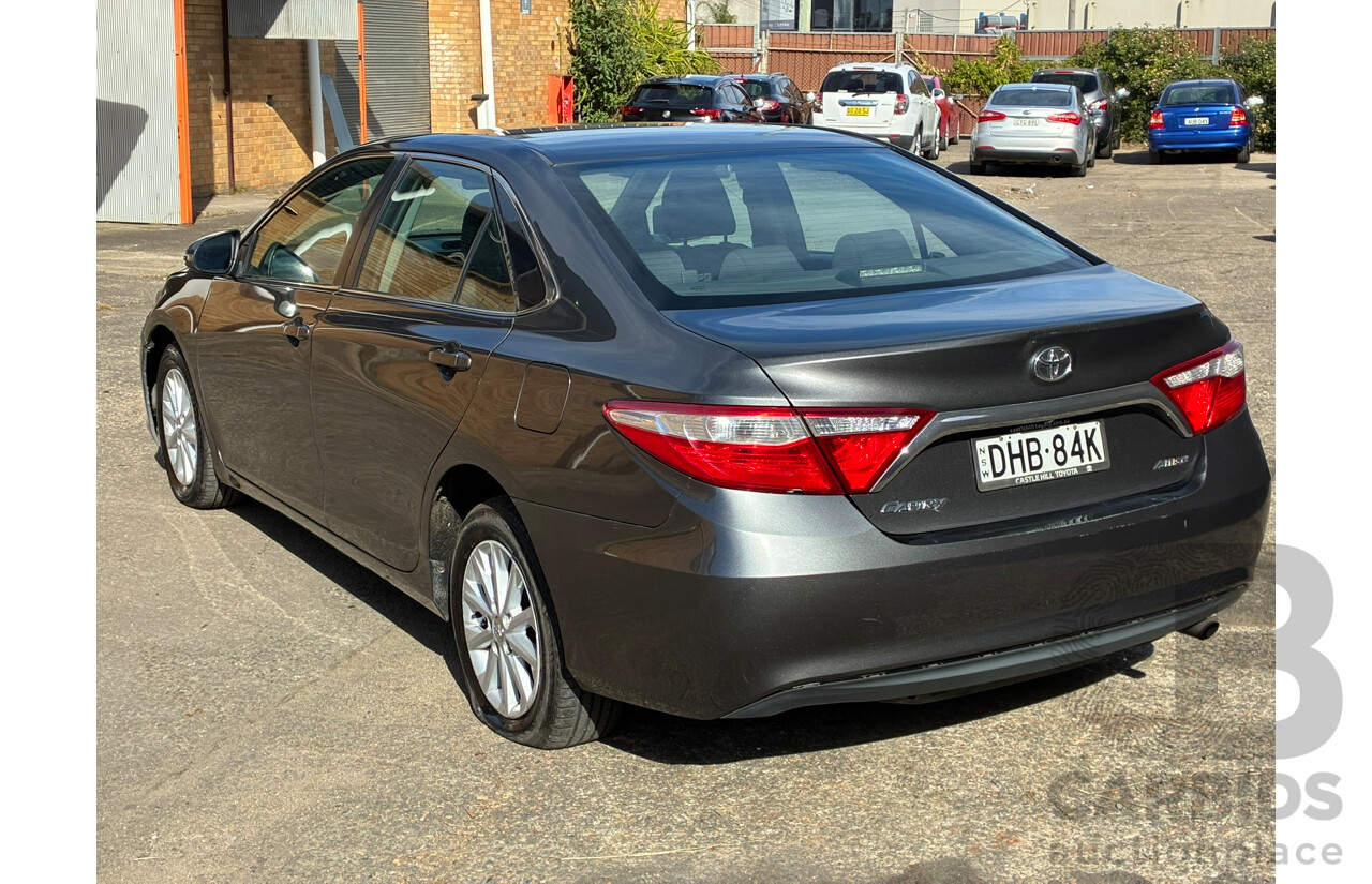 07/2015 Toyota Camry ALTISE FWD ASV50R 4D Sedan Grey 2.5L