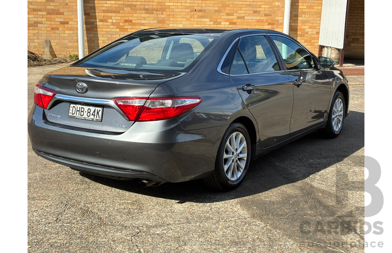 07/2015 Toyota Camry ALTISE FWD ASV50R 4D Sedan Grey 2.5L