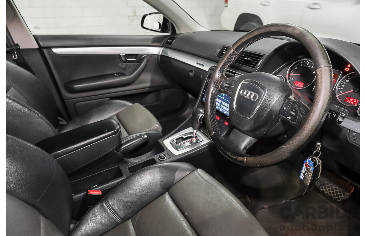 03/2008 Audi A4 2.0 TFSI Quattro Avant (AWD) B7 MY06 Upgrade 4d Wagon Black 2.0L