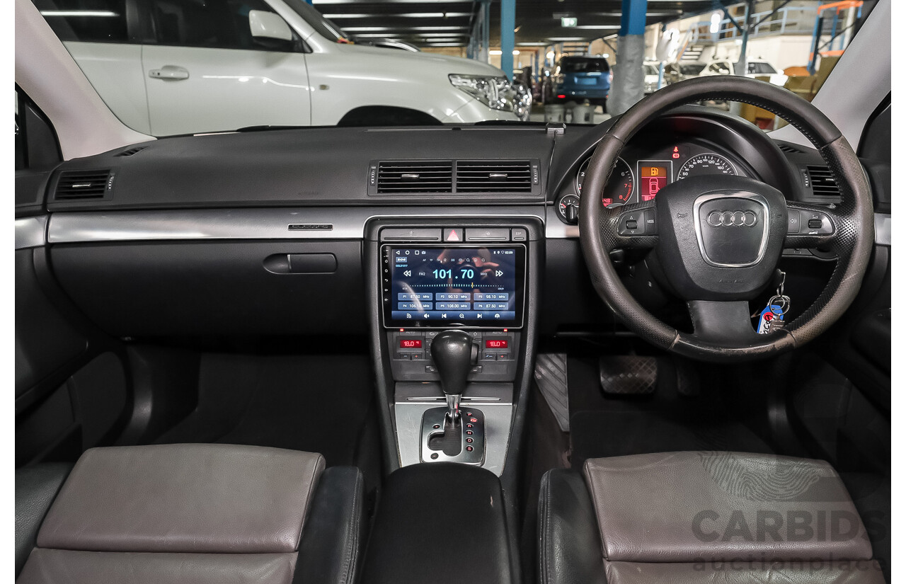 03/2008 Audi A4 2.0 TFSI Quattro Avant (AWD) B7 MY06 Upgrade 4d Wagon Black 2.0L
