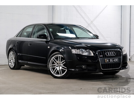 03/2008 Audi A4 2.0 TFSI Quattro Avant (AWD) B7 MY06 Upgrade 4d Wagon Black 2.0L