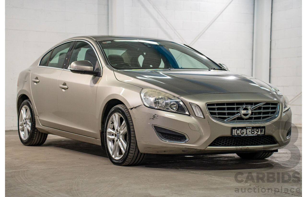 02/2012 Volvo S60 T4 MY12 4d Sedan Beige Turbo 1.6L