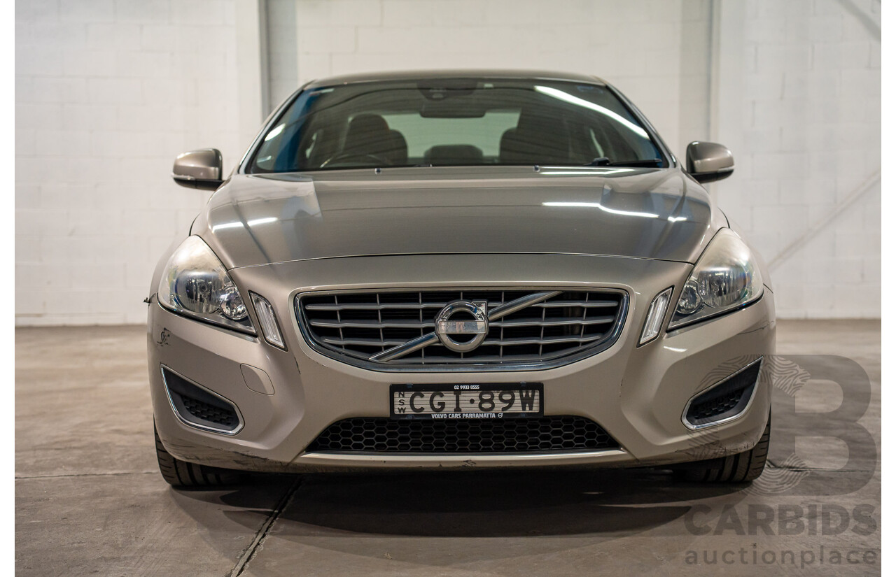 02/2012 Volvo S60 T4 MY12 4d Sedan Beige Turbo 1.6L