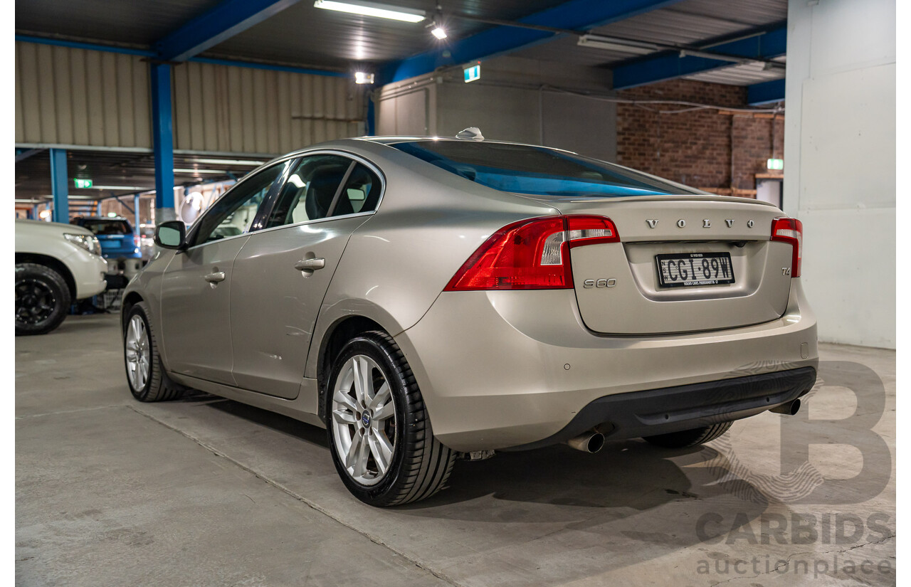 02/2012 Volvo S60 T4 MY12 4d Sedan Beige Turbo 1.6L