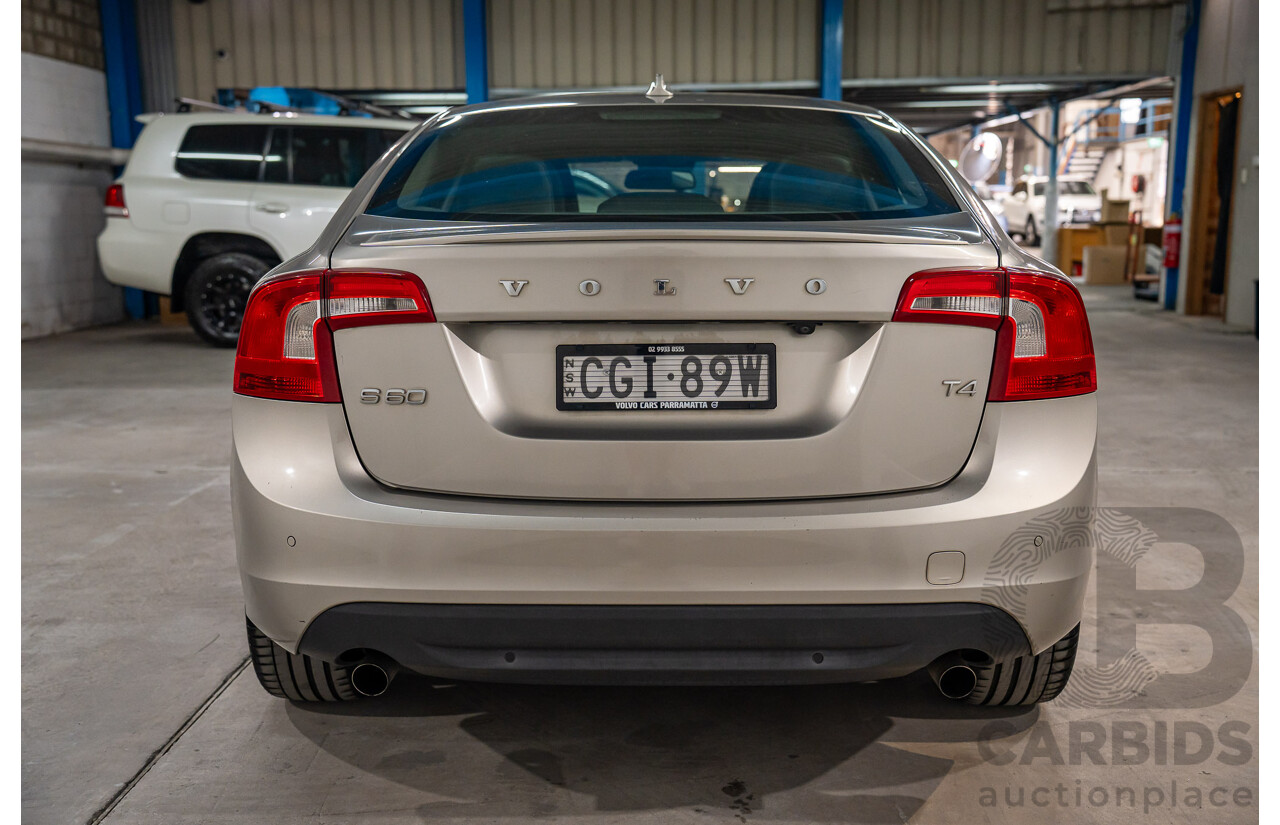 02/2012 Volvo S60 T4 MY12 4d Sedan Beige Turbo 1.6L