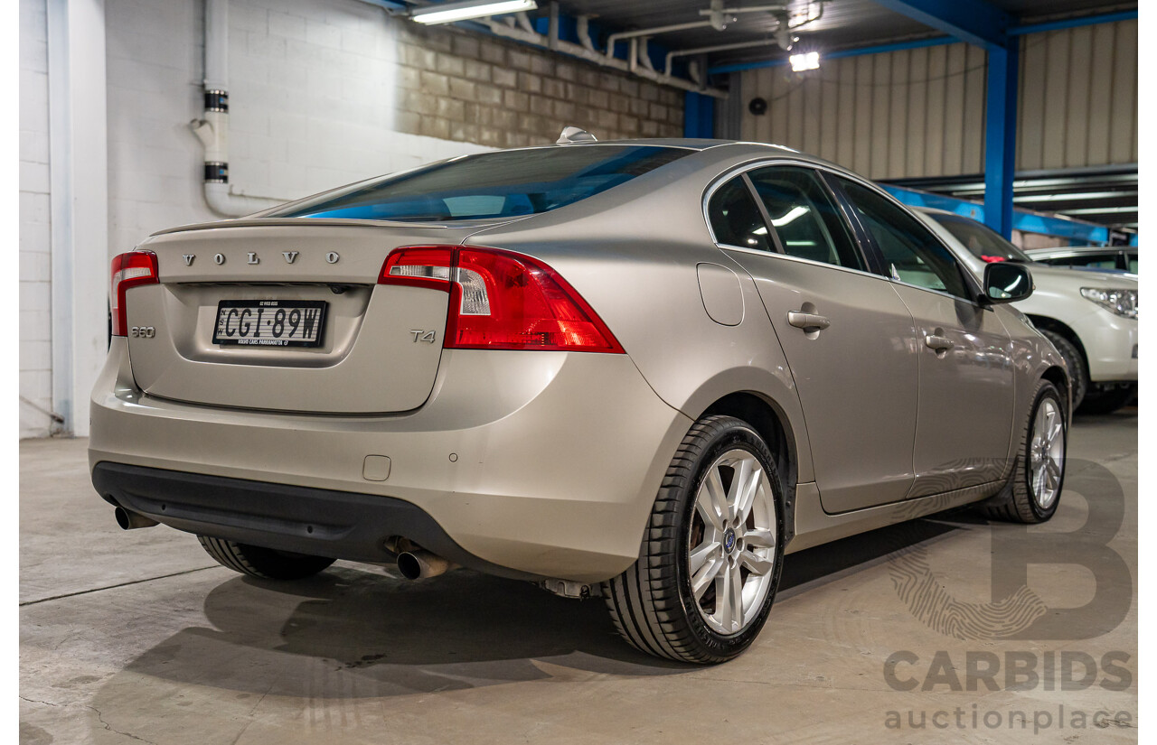 02/2012 Volvo S60 T4 MY12 4d Sedan Beige Turbo 1.6L