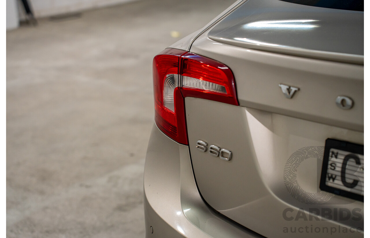 02/2012 Volvo S60 T4 MY12 4d Sedan Beige Turbo 1.6L