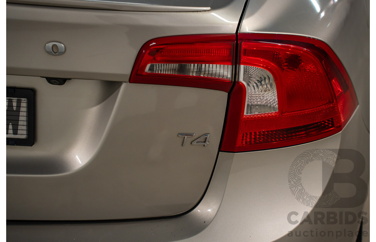 02/2012 Volvo S60 T4 MY12 4d Sedan Beige Turbo 1.6L