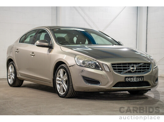 02/2012 Volvo S60 T4 MY12 4d Sedan Beige Turbo 1.6L