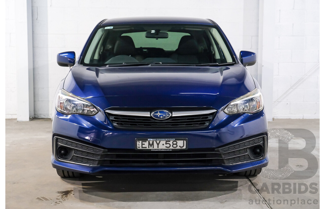 04/2021 Subaru Impreza 2.0i (AWD) MY21 5D Hatchback Lapis Blue Pearl 2.0L