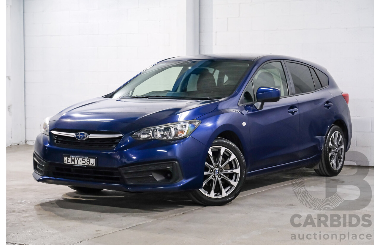 04/2021 Subaru Impreza 2.0i (AWD) MY21 5D Hatchback Lapis Blue Pearl 2.0L