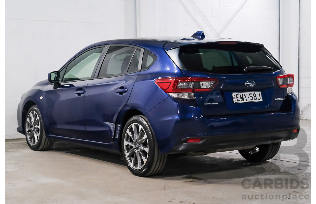 04/2021 Subaru Impreza 2.0i (AWD) MY21 5D Hatchback Lapis Blue Pearl 2.0L