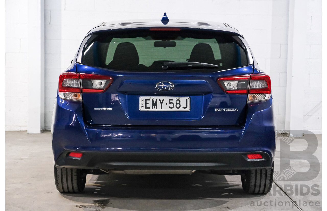 04/2021 Subaru Impreza 2.0i (AWD) MY21 5D Hatchback Lapis Blue Pearl 2.0L