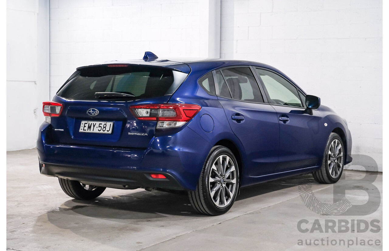 04/2021 Subaru Impreza 2.0i (AWD) MY21 5D Hatchback Lapis Blue Pearl 2.0L