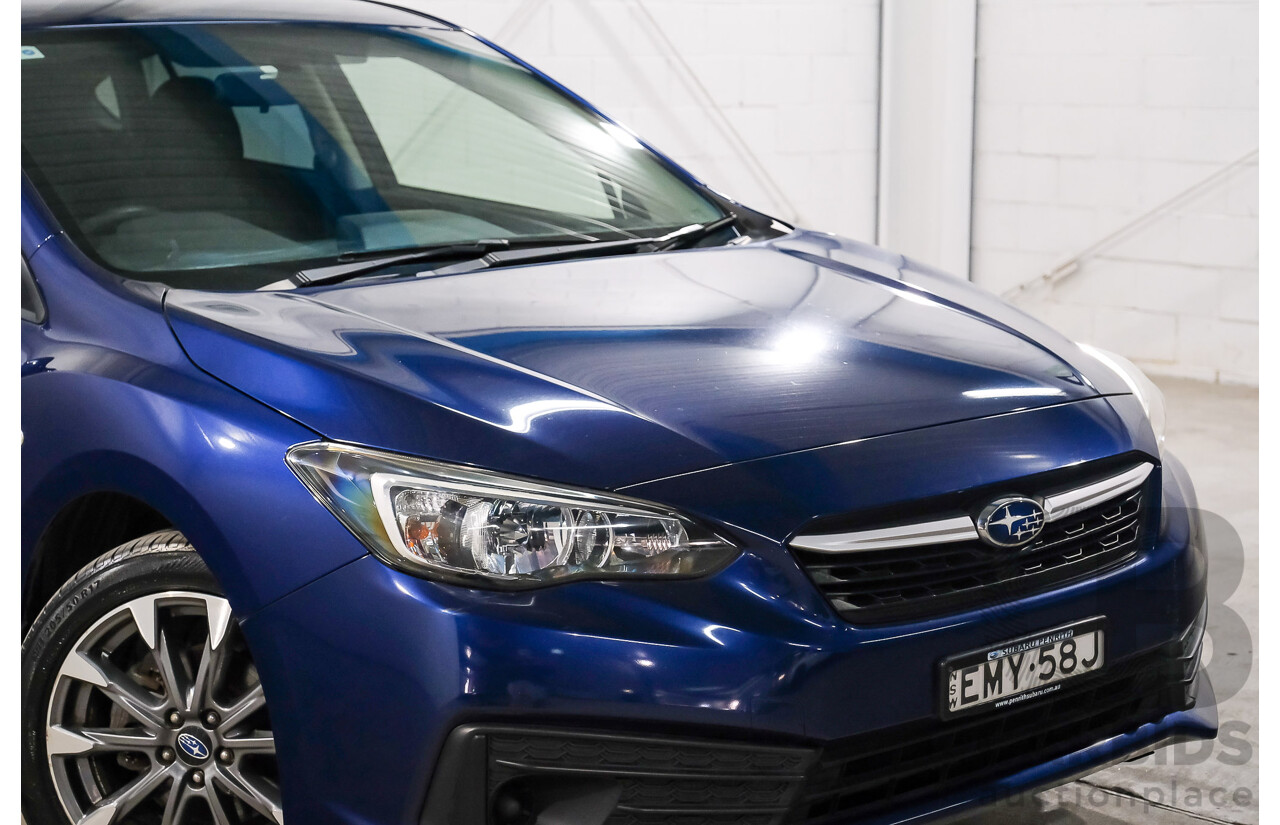 04/2021 Subaru Impreza 2.0i (AWD) MY21 5D Hatchback Lapis Blue Pearl 2.0L