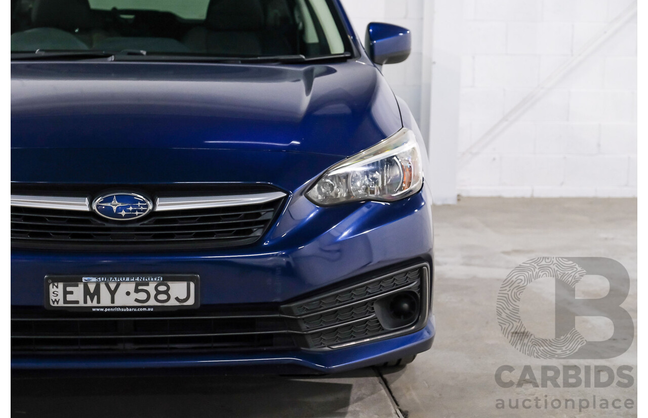 04/2021 Subaru Impreza 2.0i (AWD) MY21 5D Hatchback Lapis Blue Pearl 2.0L