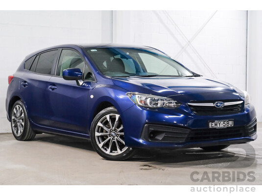 04/2021 Subaru Impreza 2.0i (AWD) MY21 5D Hatchback Lapis Blue Pearl 2.0L