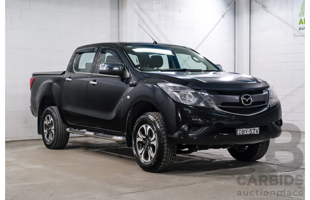 10/2015 Mazda BT-50 XTR Hi-Rider (RWD) MY16 Dual Cab Utility True Black Mica Turbo Diesel 3.2L
