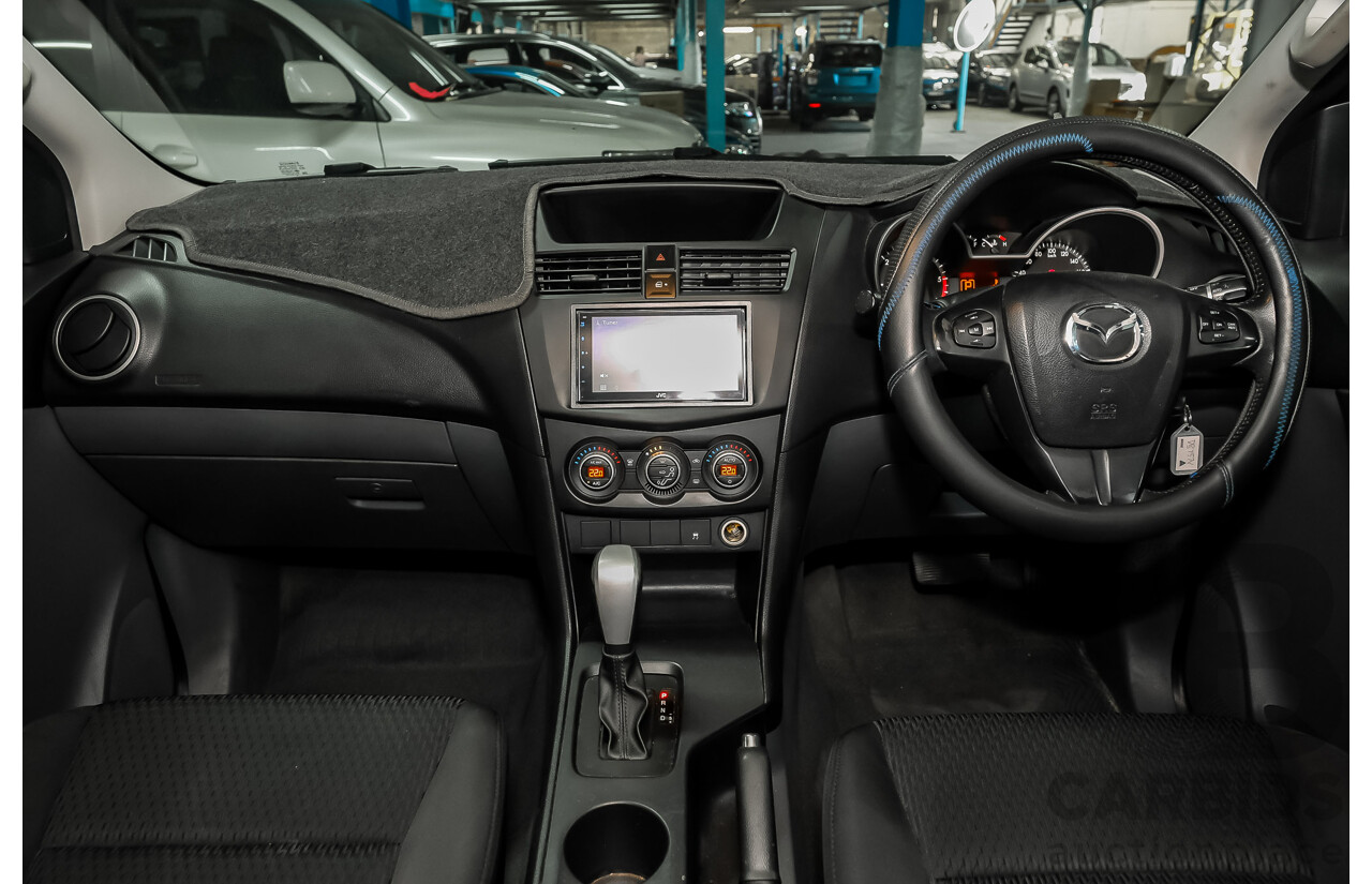 10/2015 Mazda BT-50 XTR Hi-Rider (RWD) MY16 Dual Cab Utility True Black Mica Turbo Diesel 3.2L