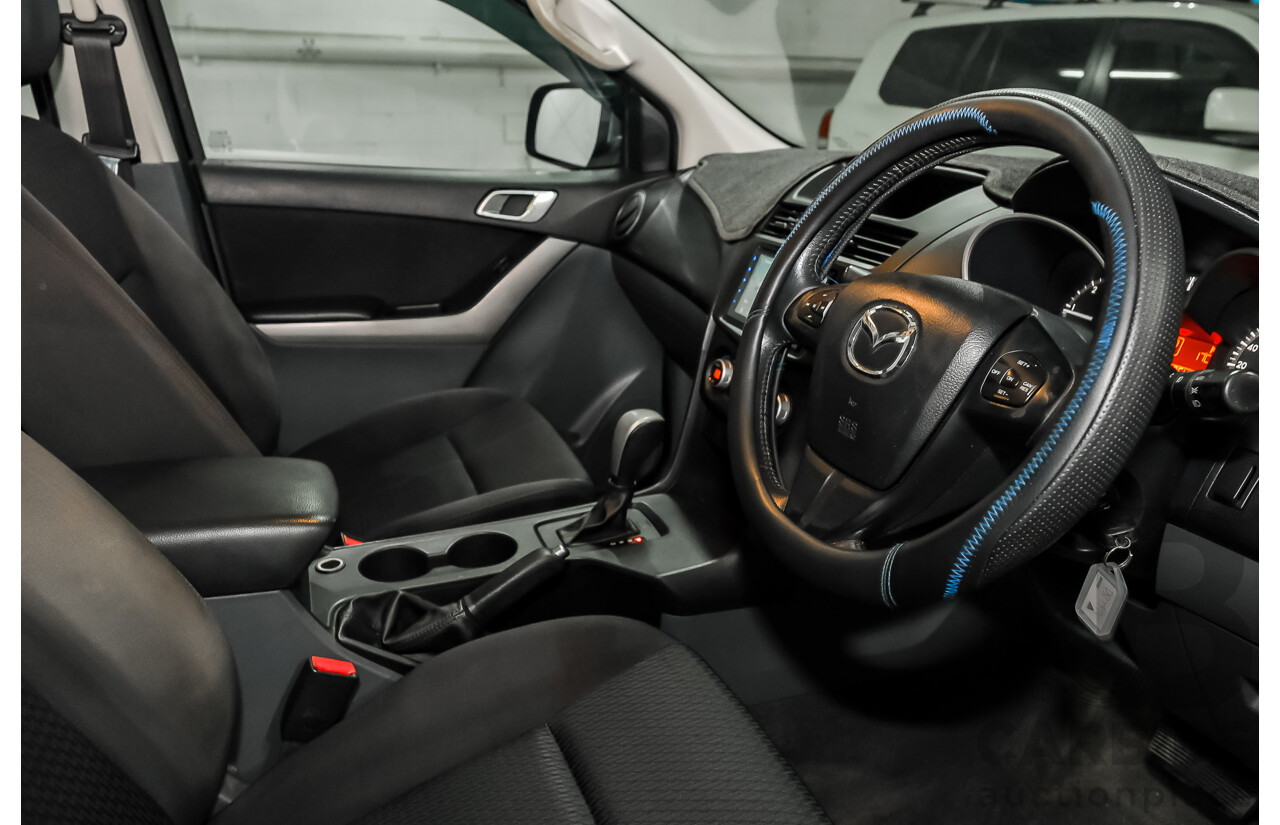 10/2015 Mazda BT-50 XTR Hi-Rider (RWD) MY16 Dual Cab Utility True Black Mica Turbo Diesel 3.2L