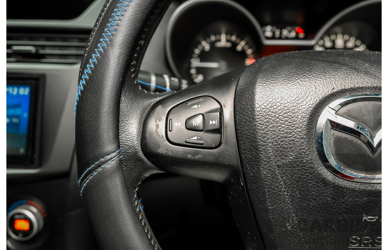 10/2015 Mazda BT-50 XTR Hi-Rider (RWD) MY16 Dual Cab Utility True Black Mica Turbo Diesel 3.2L