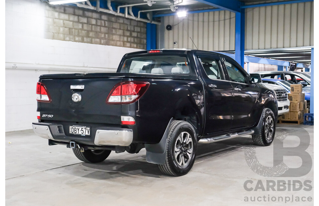 10/2015 Mazda BT-50 XTR Hi-Rider (RWD) MY16 Dual Cab Utility True Black Mica Turbo Diesel 3.2L