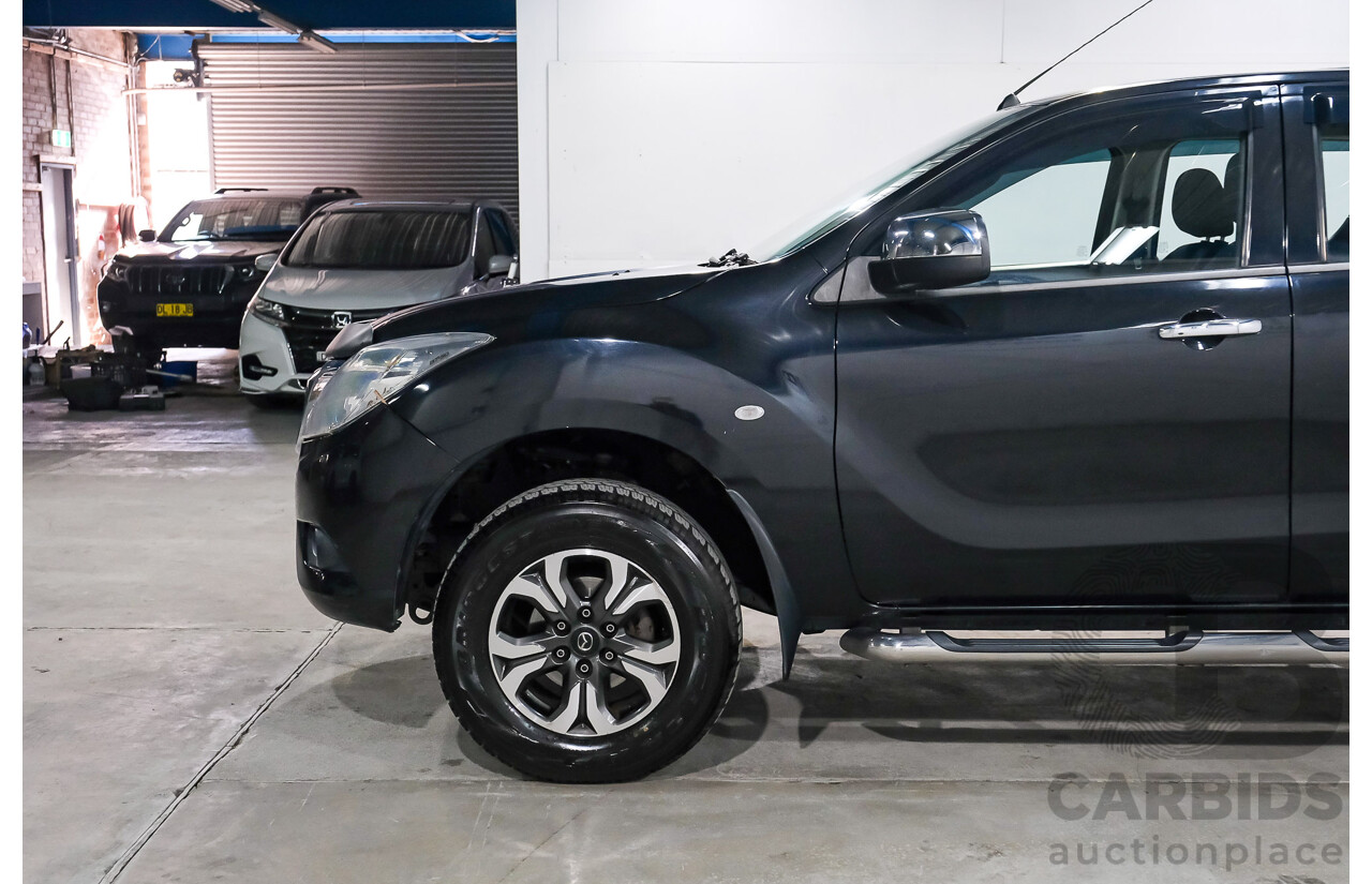10/2015 Mazda BT-50 XTR Hi-Rider (RWD) MY16 Dual Cab Utility True Black Mica Turbo Diesel 3.2L