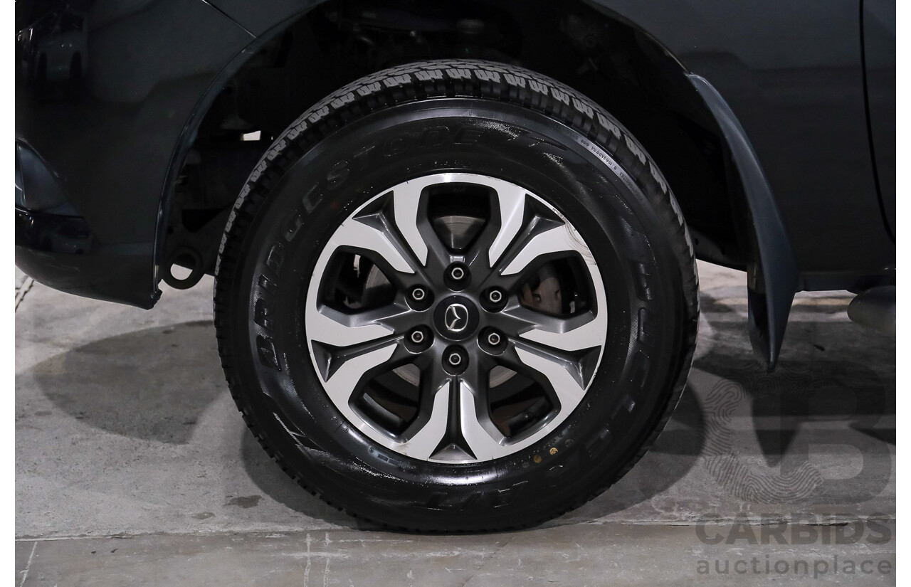 10/2015 Mazda BT-50 XTR Hi-Rider (RWD) MY16 Dual Cab Utility True Black Mica Turbo Diesel 3.2L