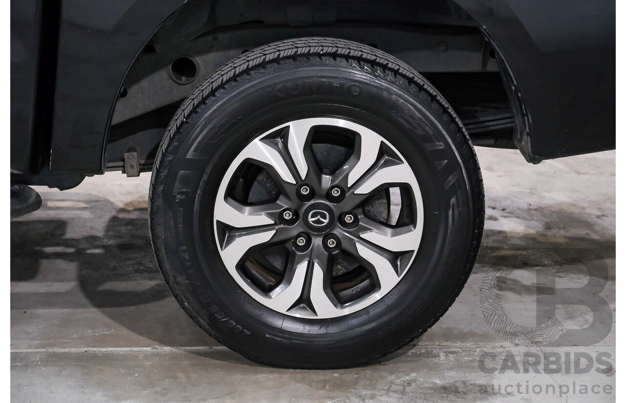 10/2015 Mazda BT-50 XTR Hi-Rider (RWD) MY16 Dual Cab Utility True Black Mica Turbo Diesel 3.2L