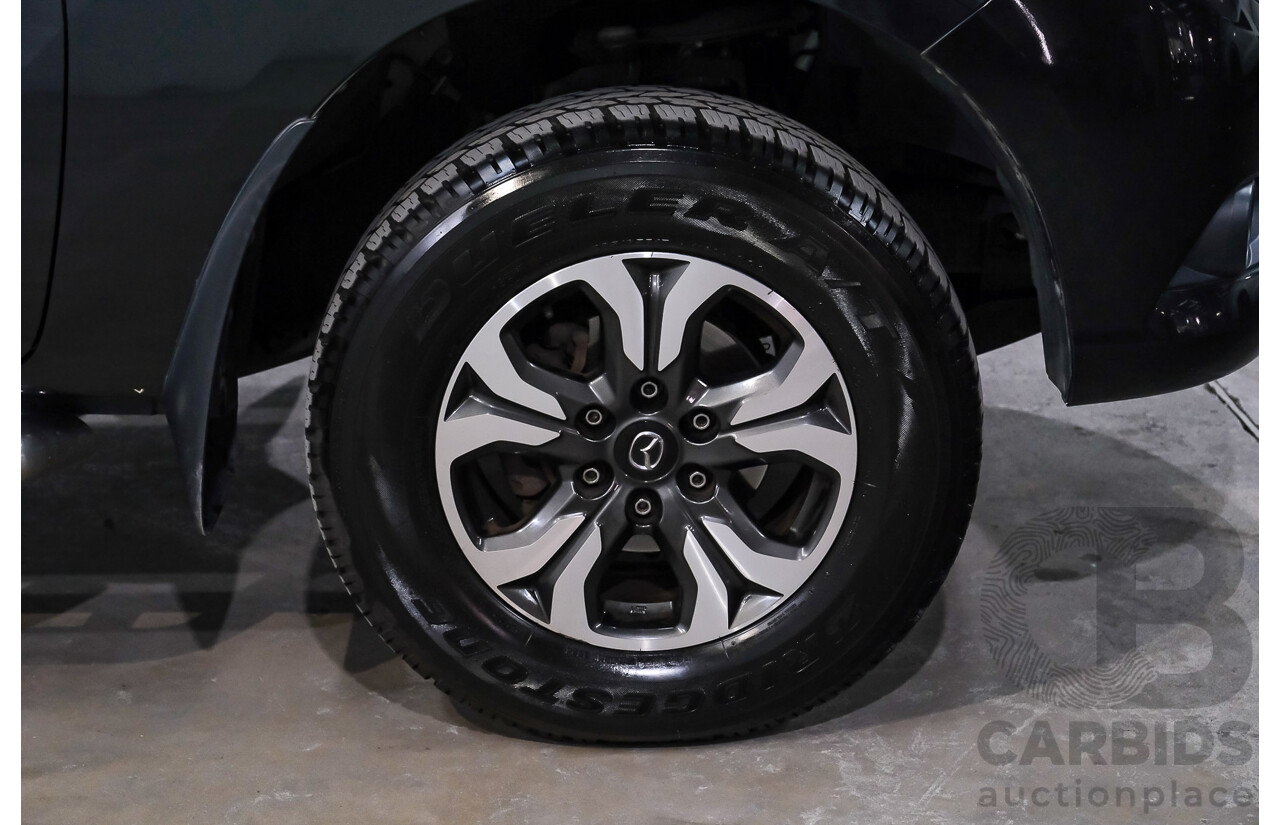 10/2015 Mazda BT-50 XTR Hi-Rider (RWD) MY16 Dual Cab Utility True Black Mica Turbo Diesel 3.2L