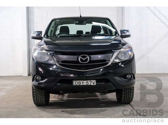 10/2015 Mazda BT-50 XTR Hi-Rider (RWD) MY16 Dual Cab Utility True Black Mica Turbo Diesel 3.2L